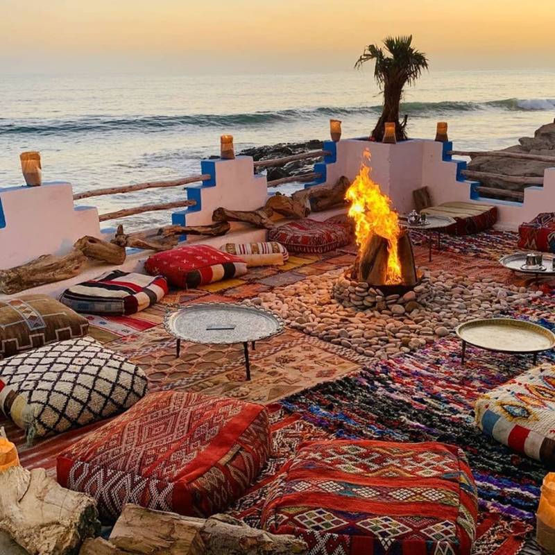 Taghazout Village Tour Sunset View